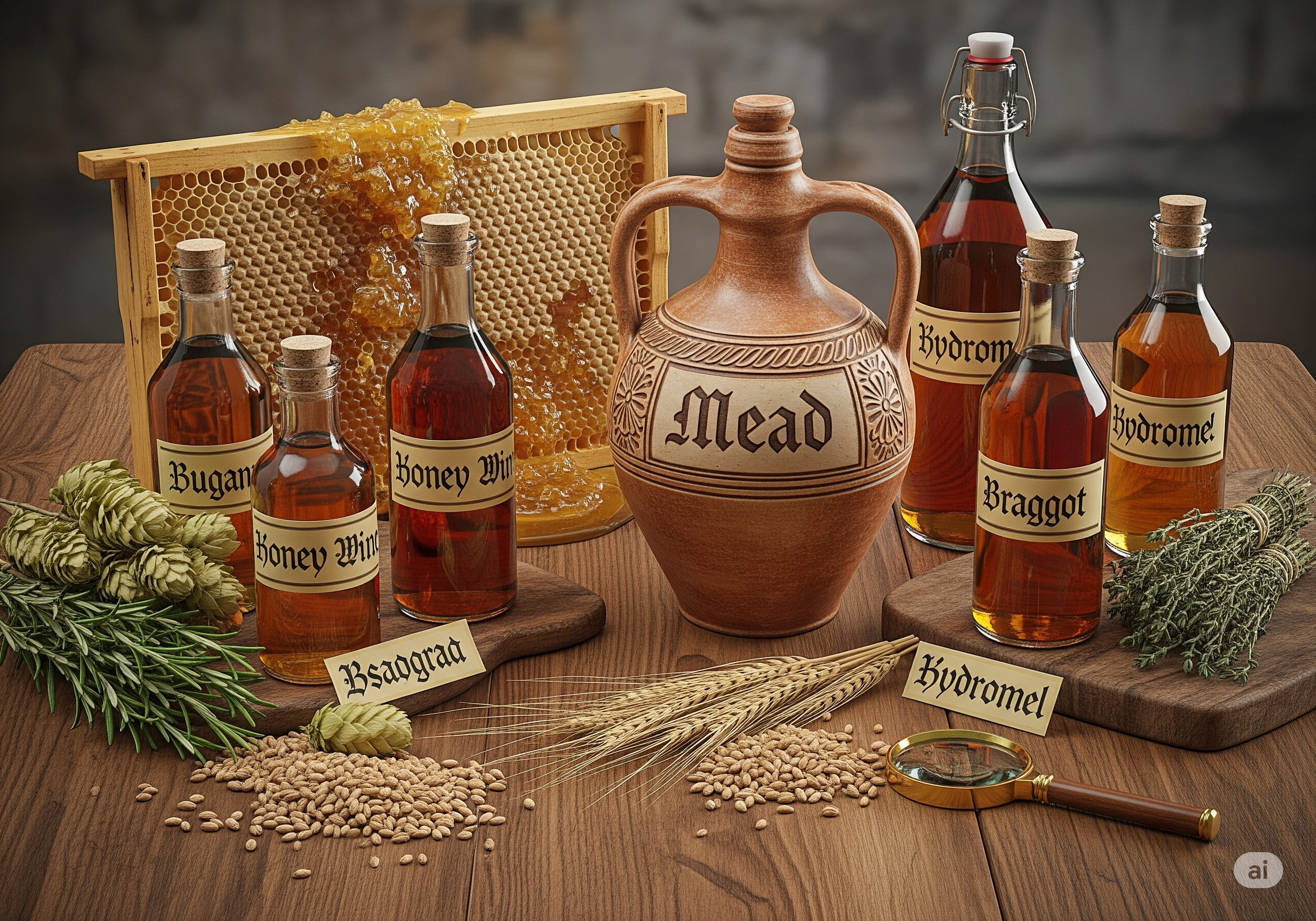 A glass of mead