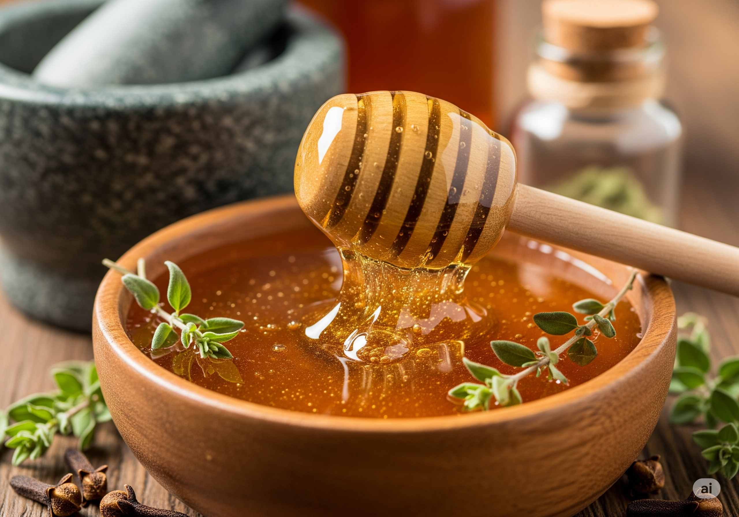 Honey used for medicinal purposes