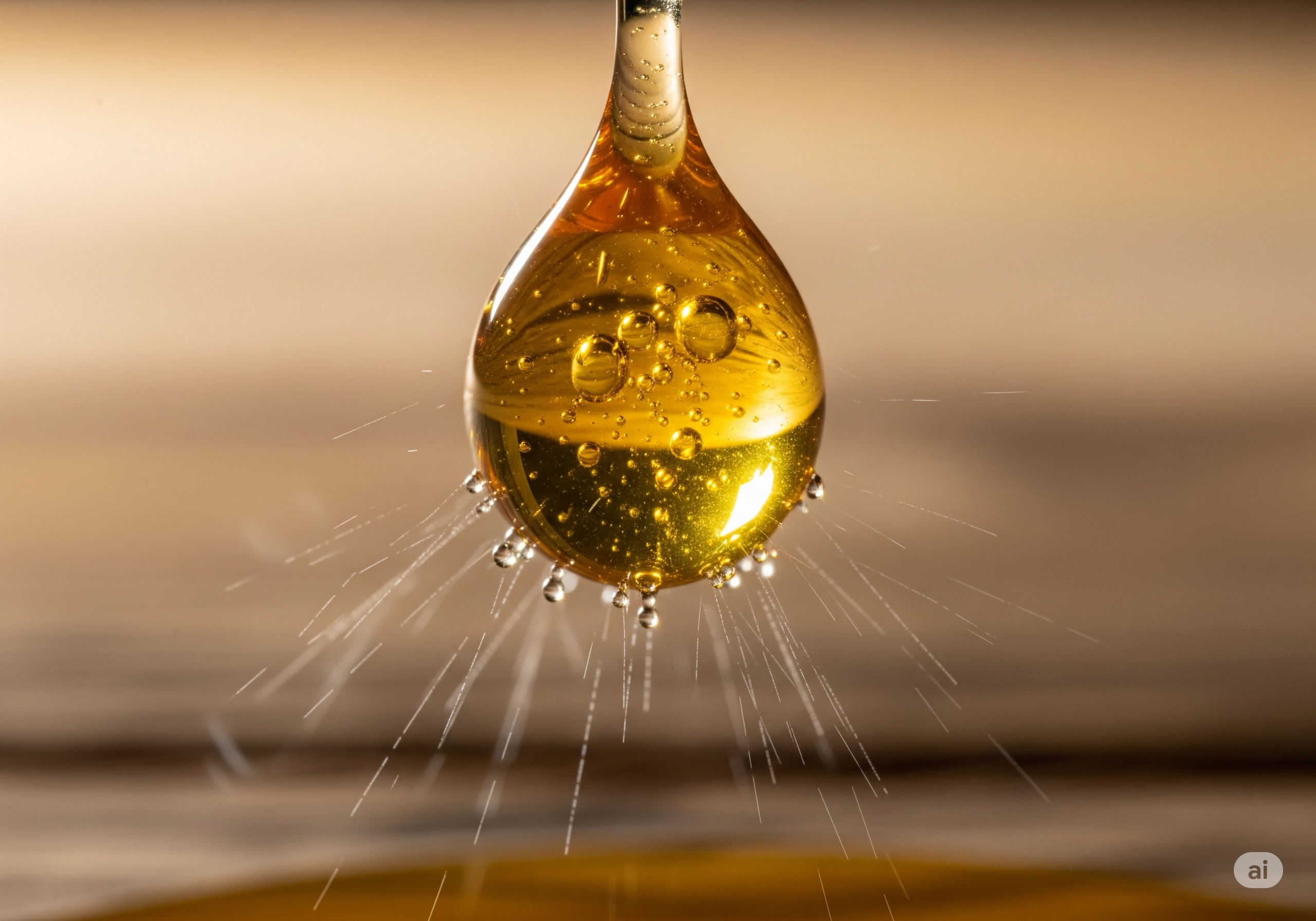 A water droplet