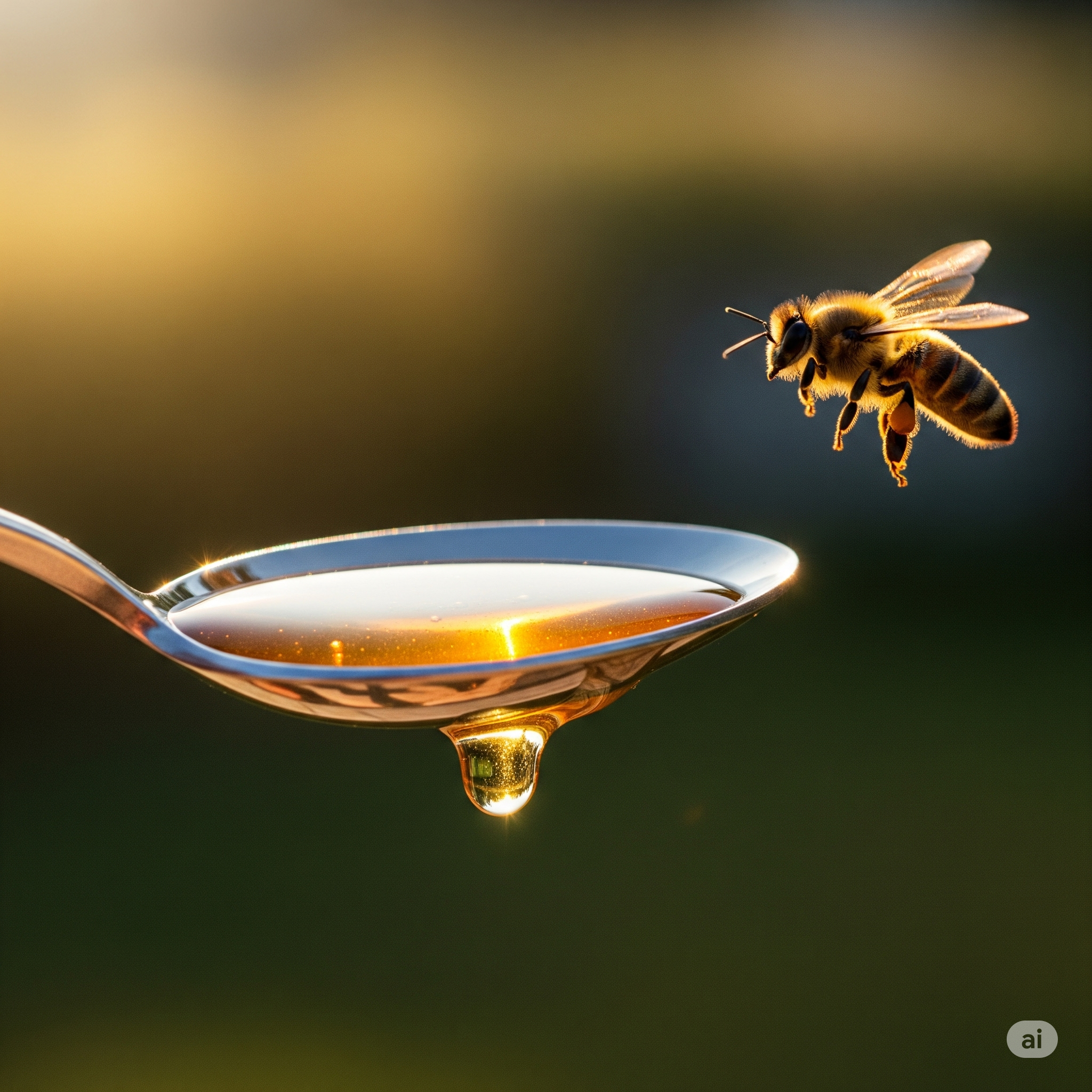 A bee on a flower